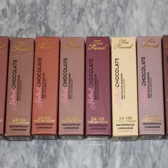 TOO FACED Chocolate Wine eye shadow NIB Melted Chocolate Matte - Picture 5 of 10